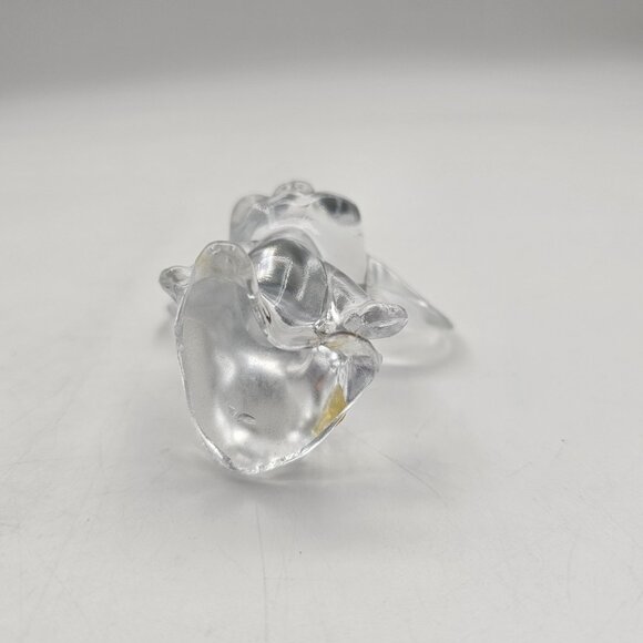 Vintage Fenton Glass Mouse Figurine Paperweight Clear 3 in SEE DESCRIPTION - Picture 9 of 10